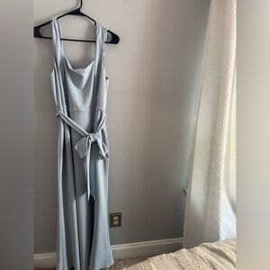 Show Me Your Mumu Paris Gown Steel Blue
